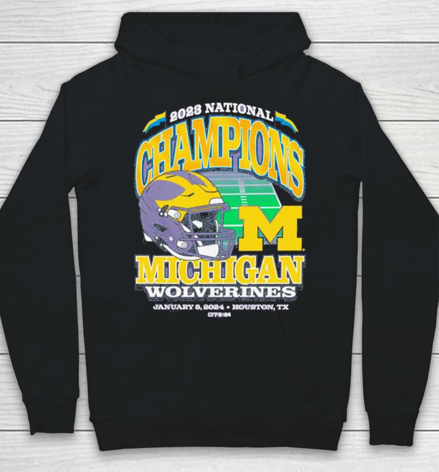 Michigan Wolverines 2023 Cfp National Champions ’47 Franklin Helmet Hoodie