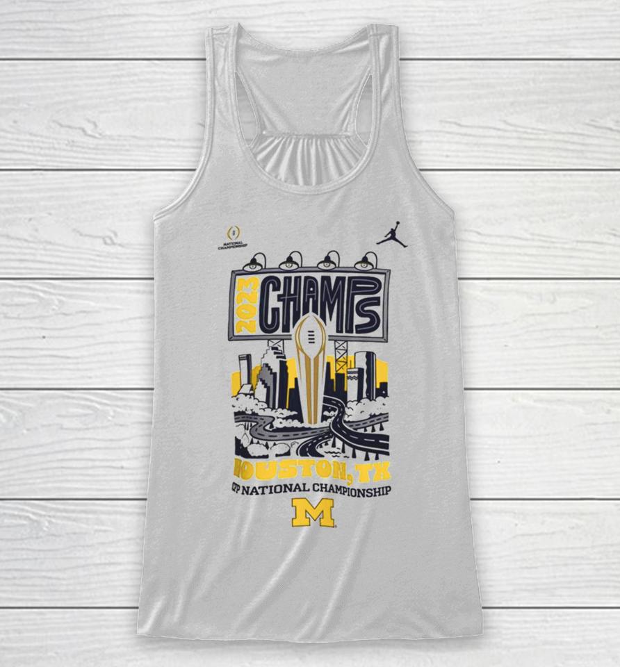 Michigan Wolverines 2023 College Football Playoff 2023 National Champions Expressive Racerback Tank