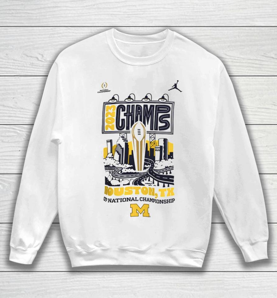 Michigan Wolverines 2023 College Football Playoff 2023 National Champions Expressive Sweatshirt