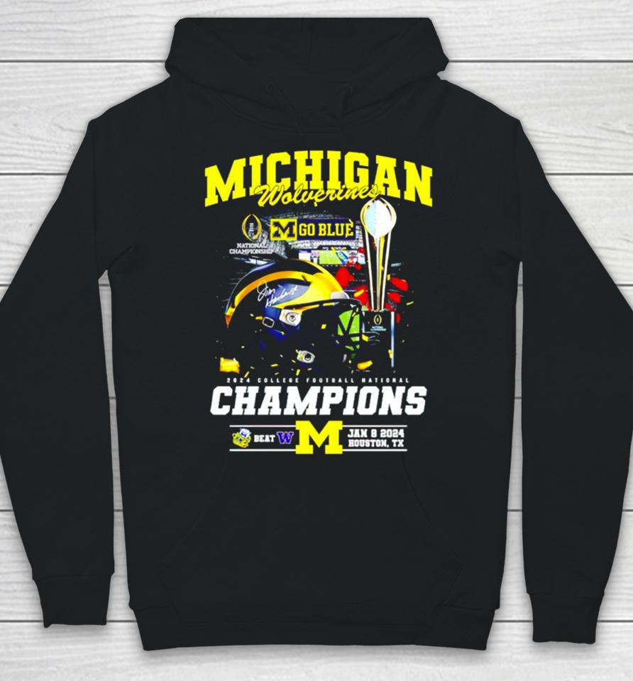Michigan Wolverines 2024 College Football National Champions Hoodie