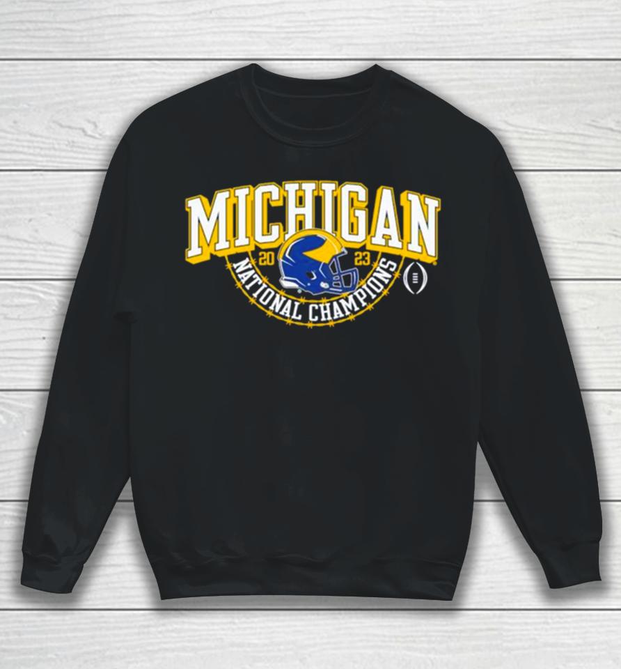 Michigan Wolverines Cfp S2023 National Champions Classic Sweatshirt
