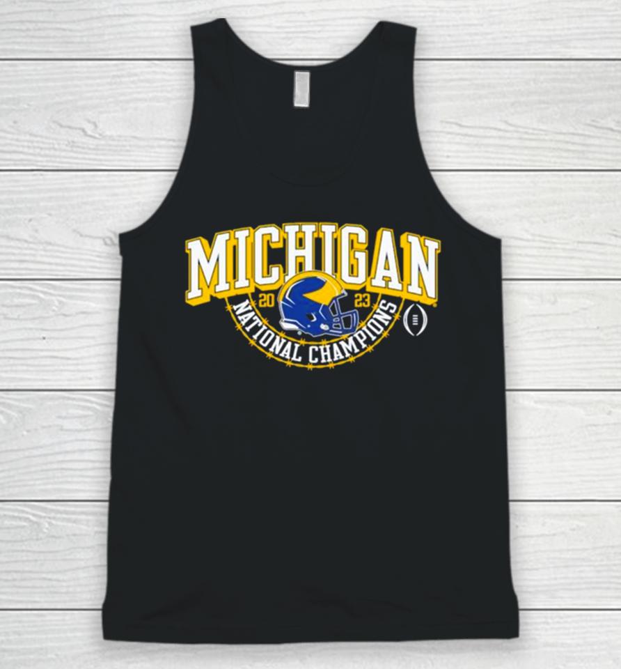 Michigan Wolverines Cfp S2023 National Champions Classic Unisex Tank Top