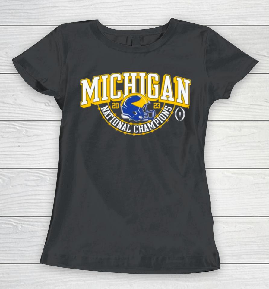 Michigan Wolverines Cfp S2023 National Champions Classic Women T-Shirt