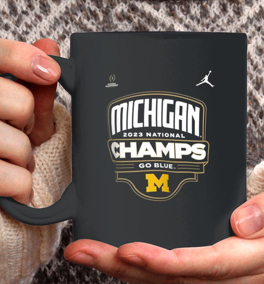 Michigan Wolverines College Football Playoff 2023 National Champion Celebration Coffee Mug