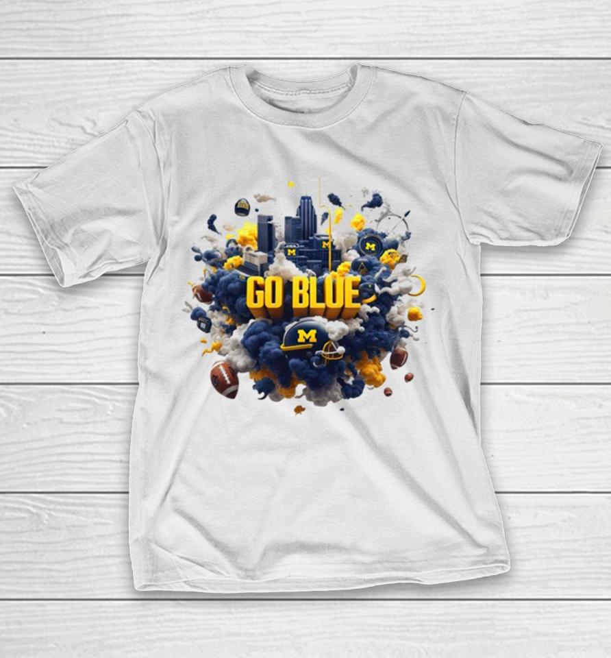 Michigan Wolverines Go Blue City T-Shirt
