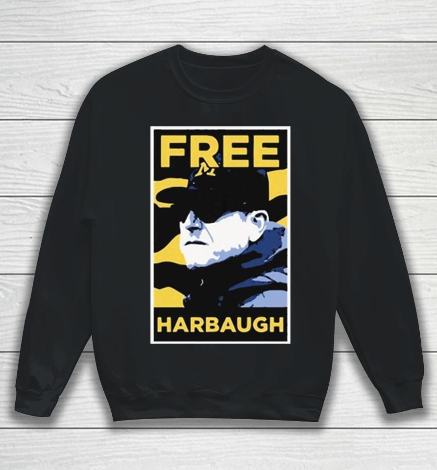 Michigan Wolverines Jj Mccarthy Free Harbaugh Sweatshirt