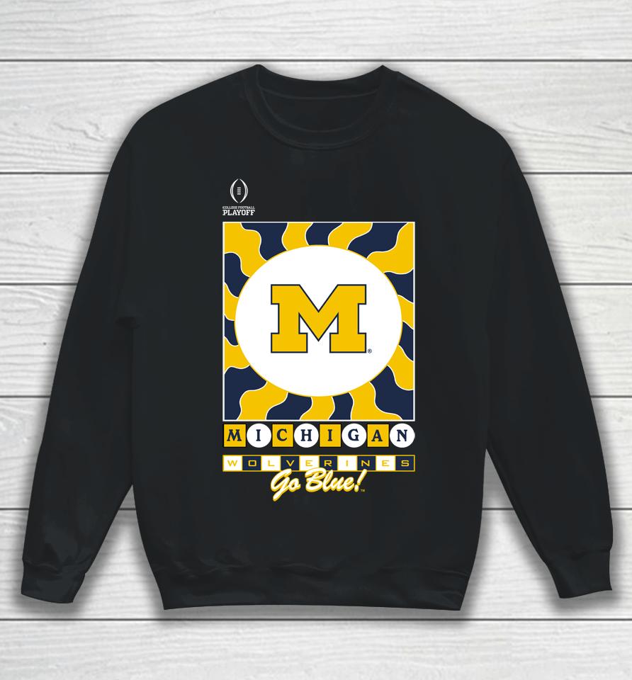 Michigan Wolverines Jordan Brand College Football Playoff 2022 Fiesta Bowl Media Night Sweatshirt
