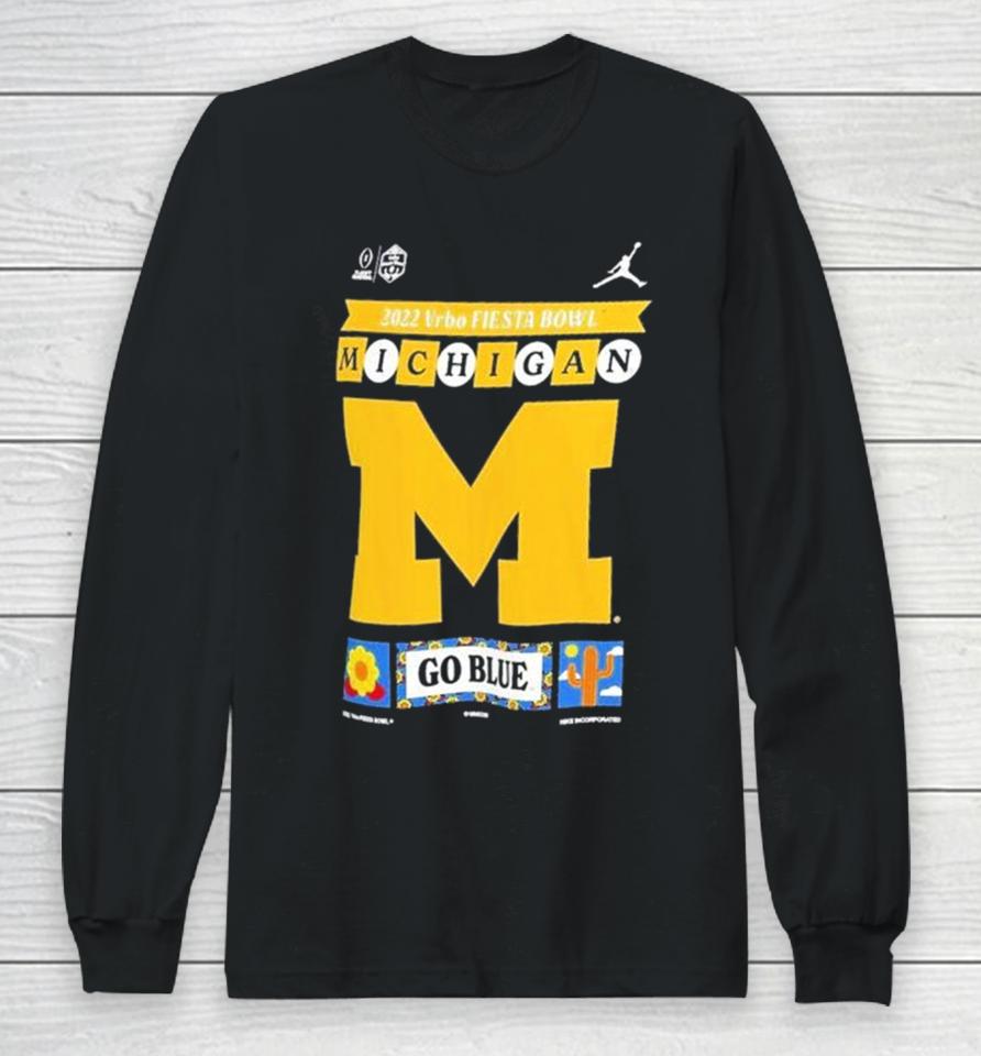 Michigan Wolverines Jordan Brand College Football Playoff 2023 Long Sleeve T-Shirt
