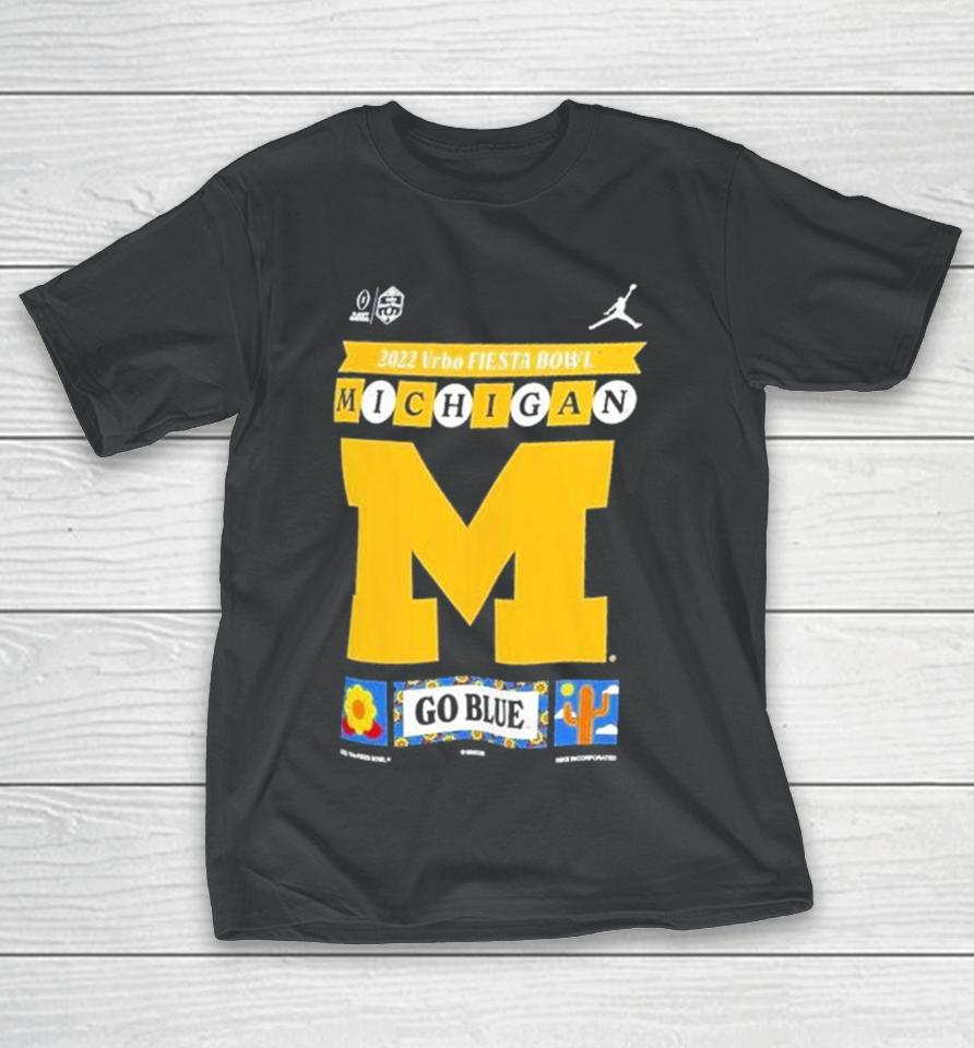 Michigan Wolverines Jordan Brand College Football Playoff 2023 T-Shirt