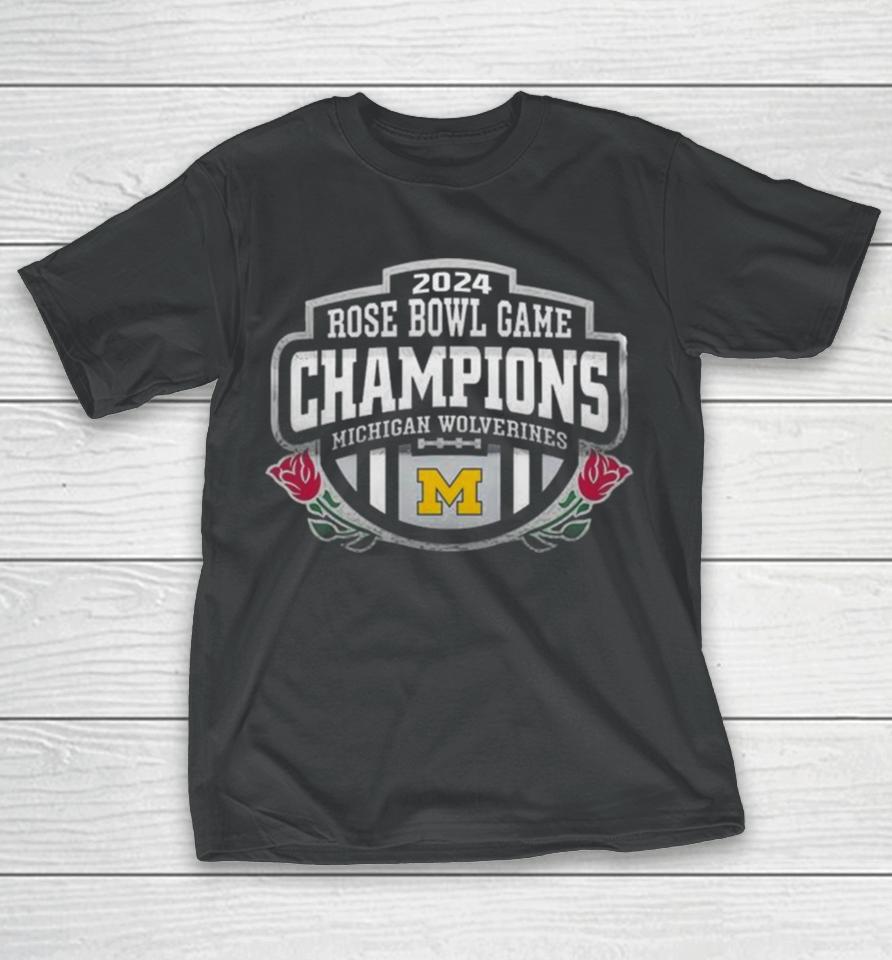 Michigan Wolverines Rose Bowl Game Champions 2024 T-Shirt