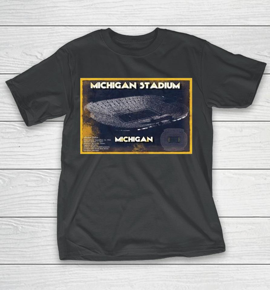 Michigan Wolverines Stadium Best Place For The College Football National Champions T-Shirt