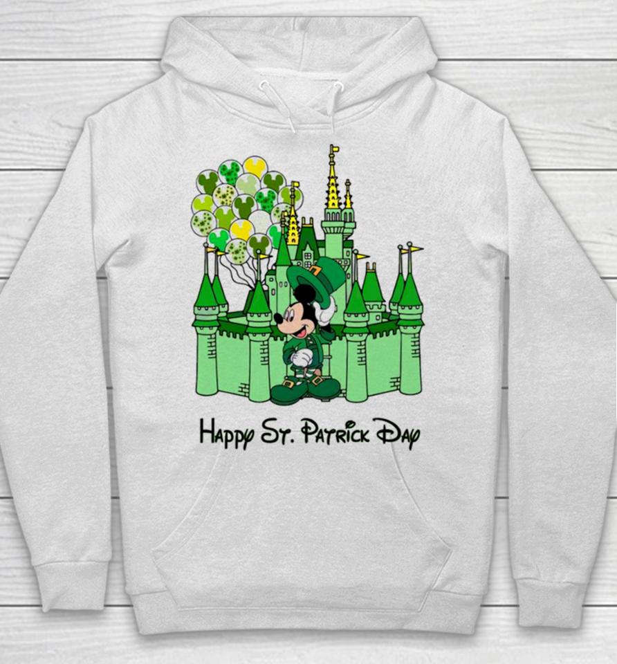 Mickey Castle Disney Happy St. Patrick’s Day Hoodie