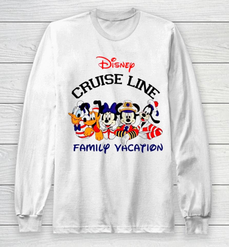 Mickey Friends Disney Cruise Line Family Vacation Long Sleeve T-Shirt