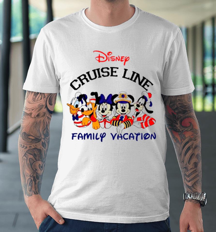 Mickey Friends Disney Cruise Line Family Vacation Premium T-Shirt