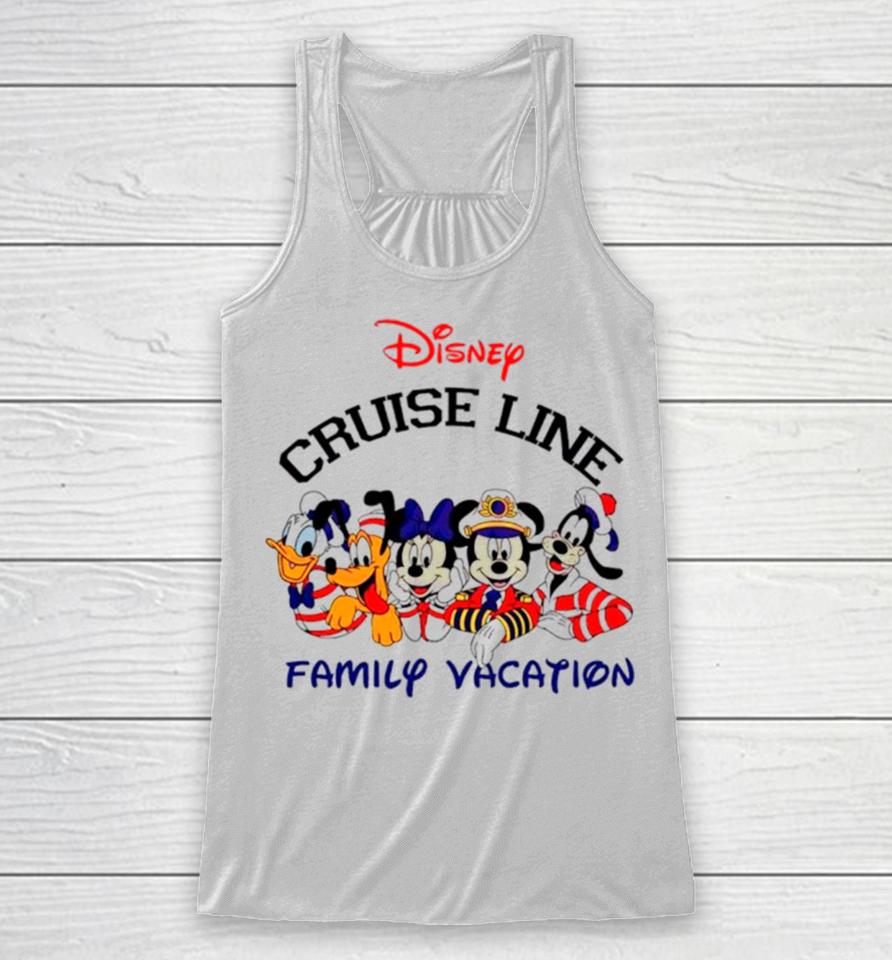 Mickey Friends Disney Cruise Line Family Vacation Racerback Tank