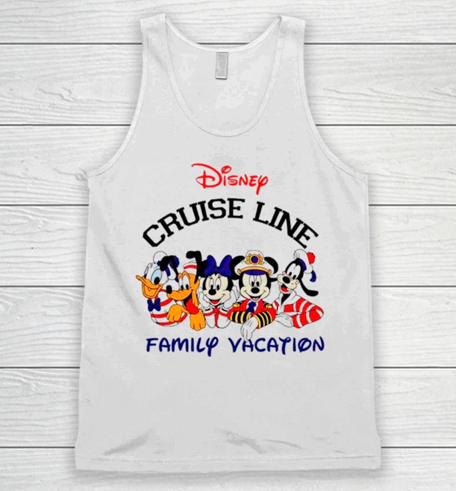 Mickey Friends Disney Cruise Line Family Vacation Unisex Tank Top