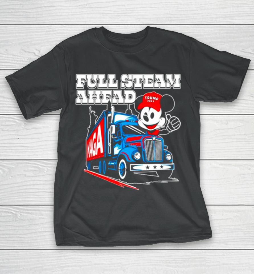 Mickey Maga Full Steam Ahead Truck Remake T-Shirt