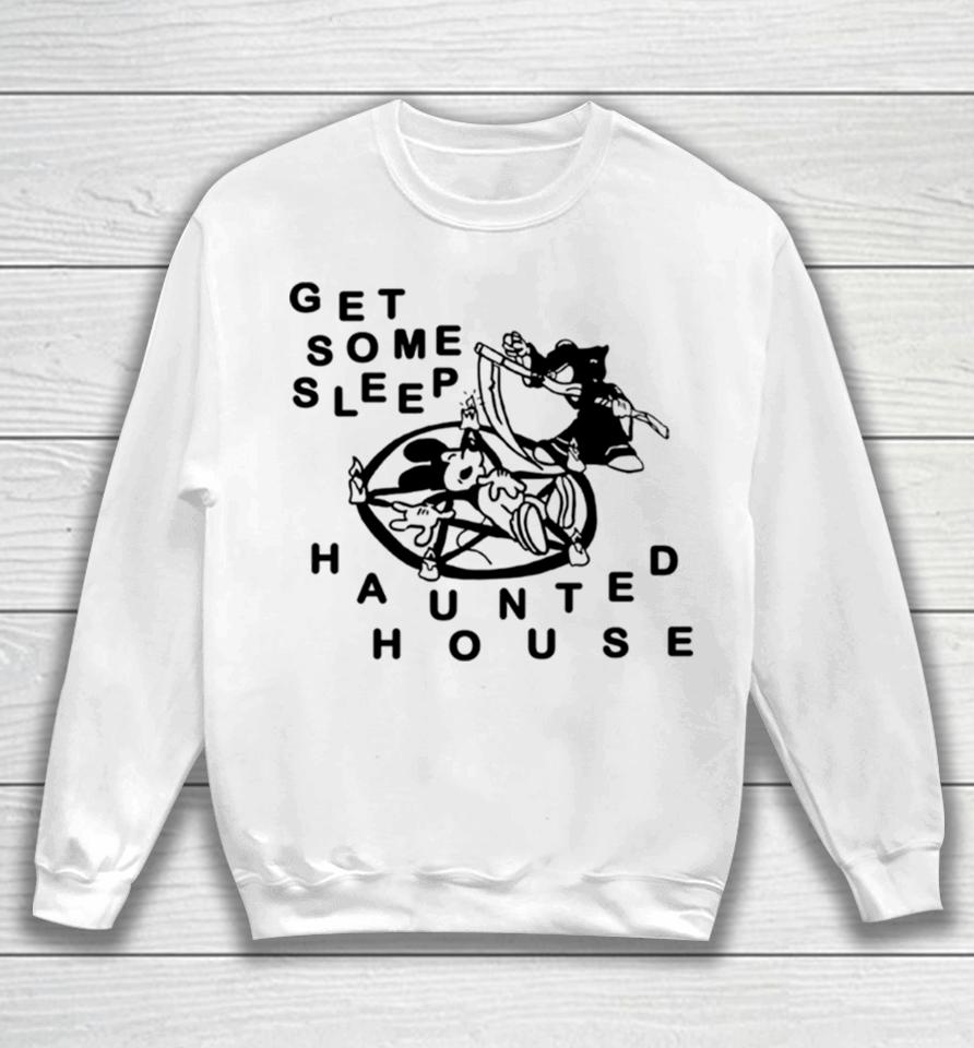 Mickey Mouse Get Some Sleep Haunted House Sweatshirt