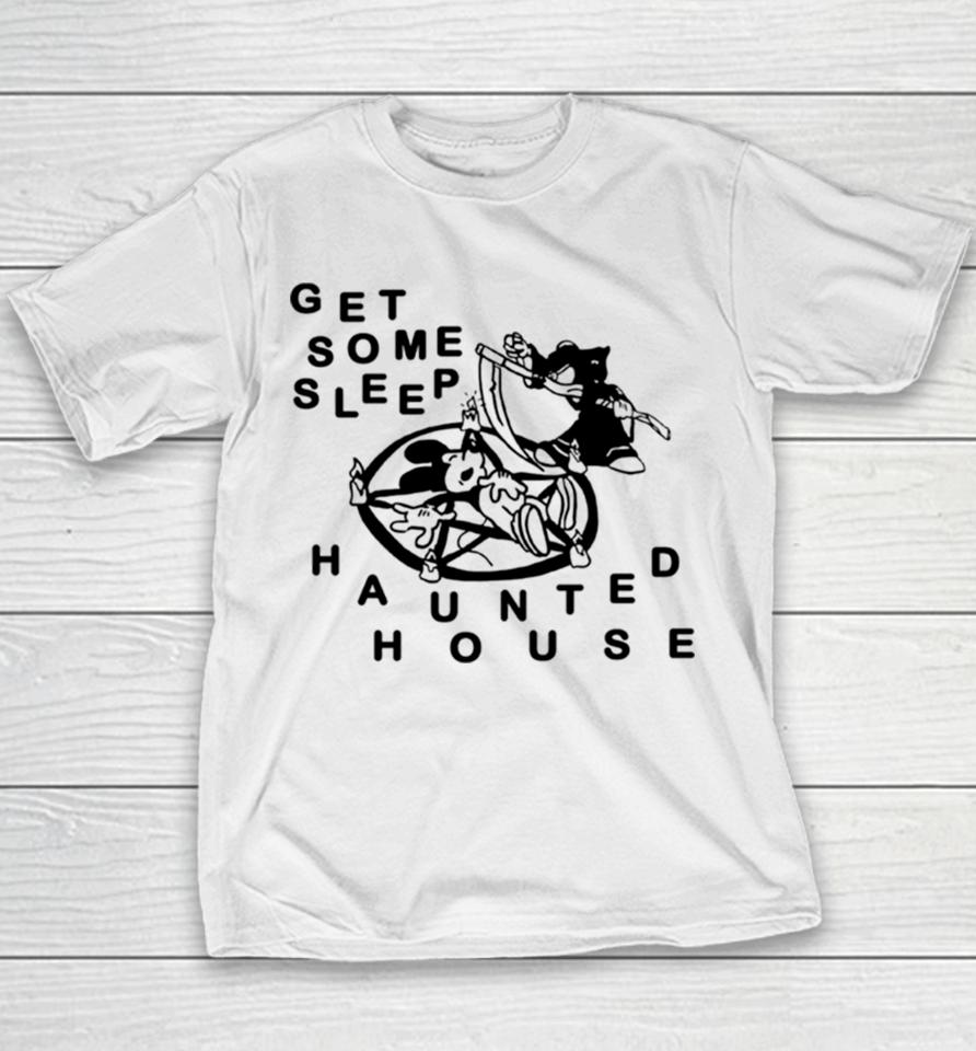 Mickey Mouse Get Some Sleep Haunted House Youth T-Shirt