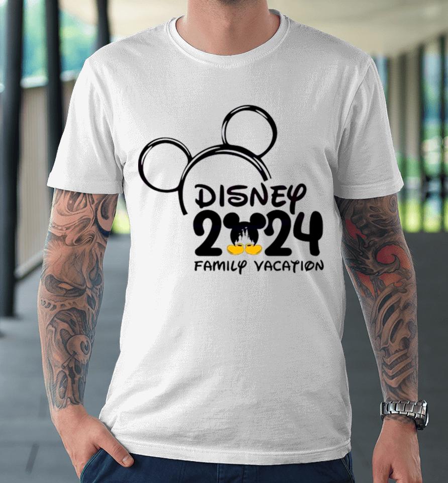 Mickey Mouse Head Disney 2024 Family Vacation Premium T-Shirt