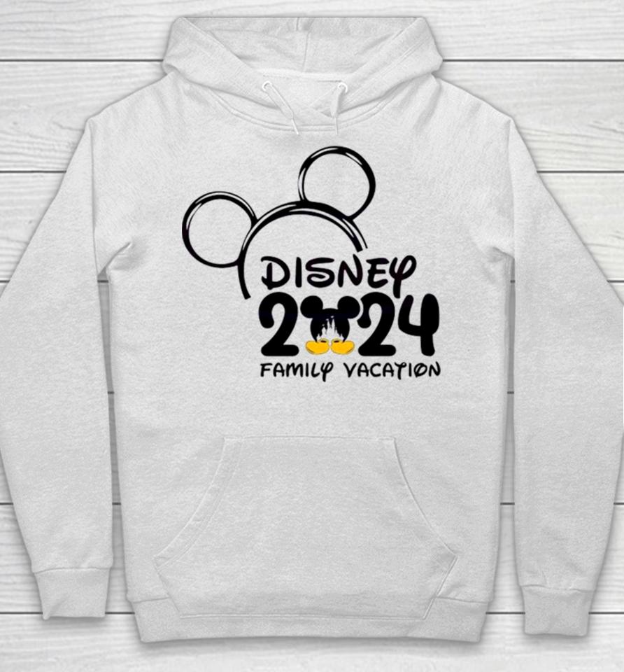 Mickey Mouse Head Disney 2024 Family Vacation Hoodie