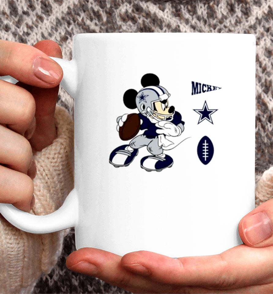 Mickey Mouse Player Dallas Cowboys Disney Football Coffee Mug