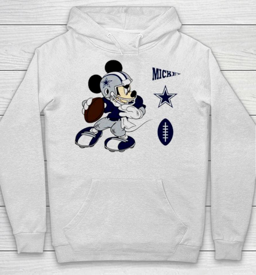Mickey Mouse Player Dallas Cowboys Disney Football Hoodie