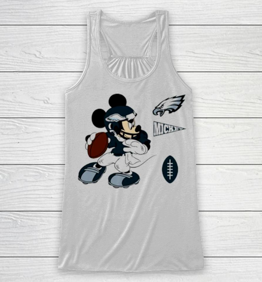 Mickey Mouse Player Philadelphia Eagles Disney Football Racerback Tank