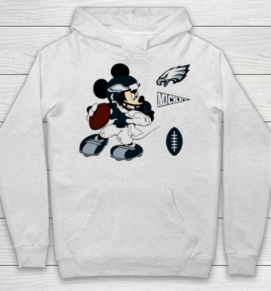 Mickey Mouse Player Philadelphia Eagles Disney Football Hoodie