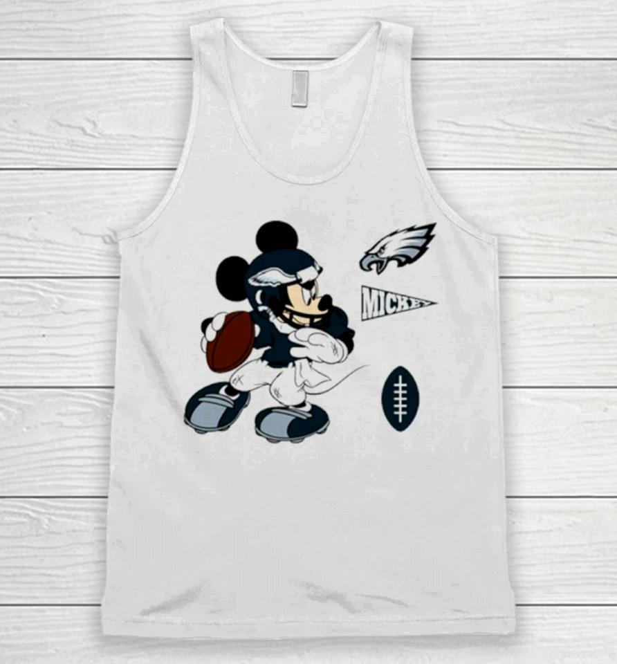 Mickey Mouse Player Philadelphia Eagles Disney Football Unisex Tank Top