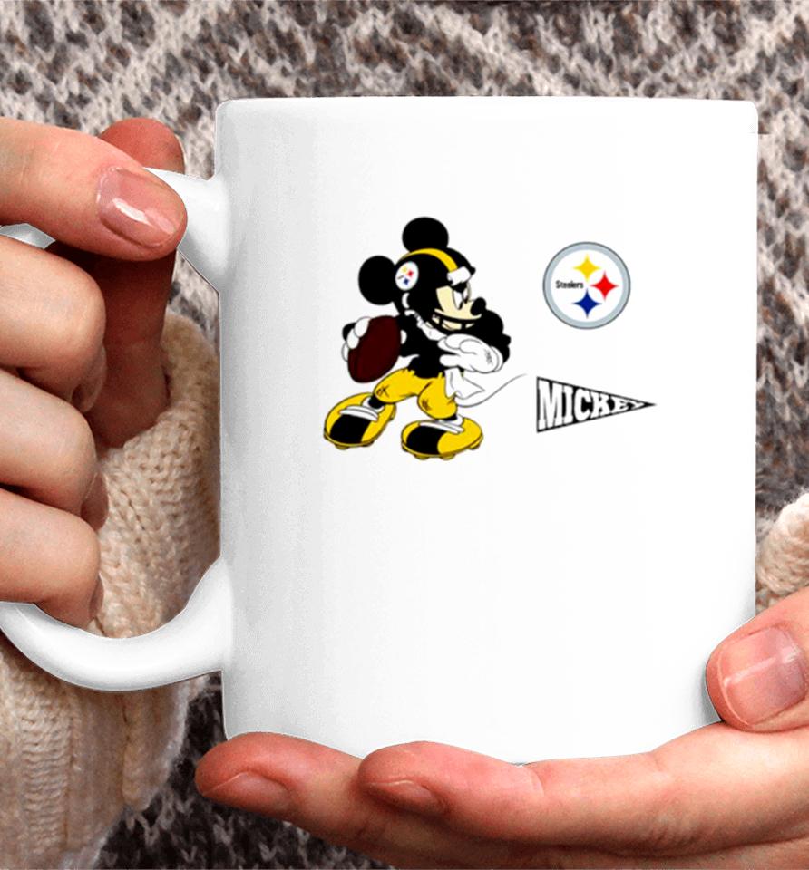 Mickey Mouse Player Pittsburgh Steelers Disney Football Coffee Mug
