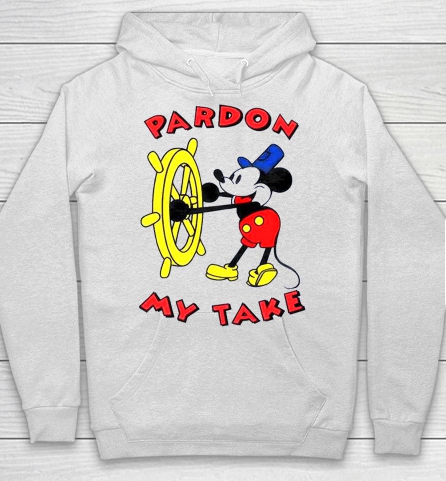 Mickey Mouse Steamboat Pardon My Take Hoodie