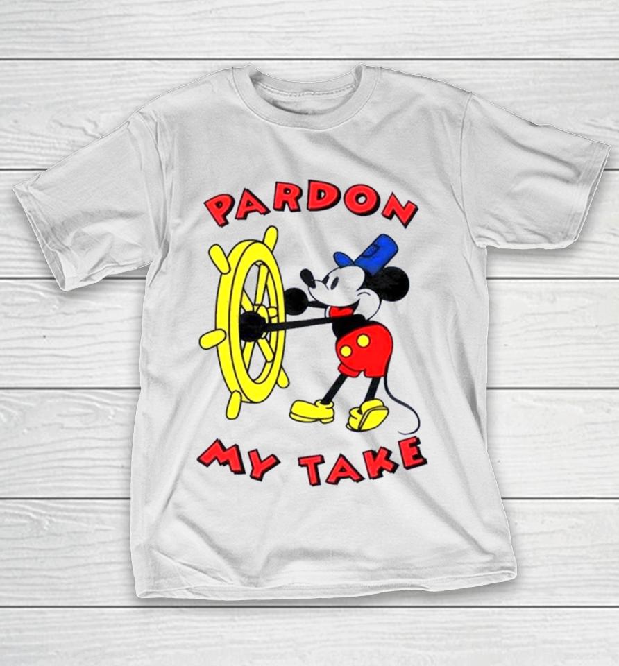 Mickey Mouse Steamboat Pardon My Take T-Shirt