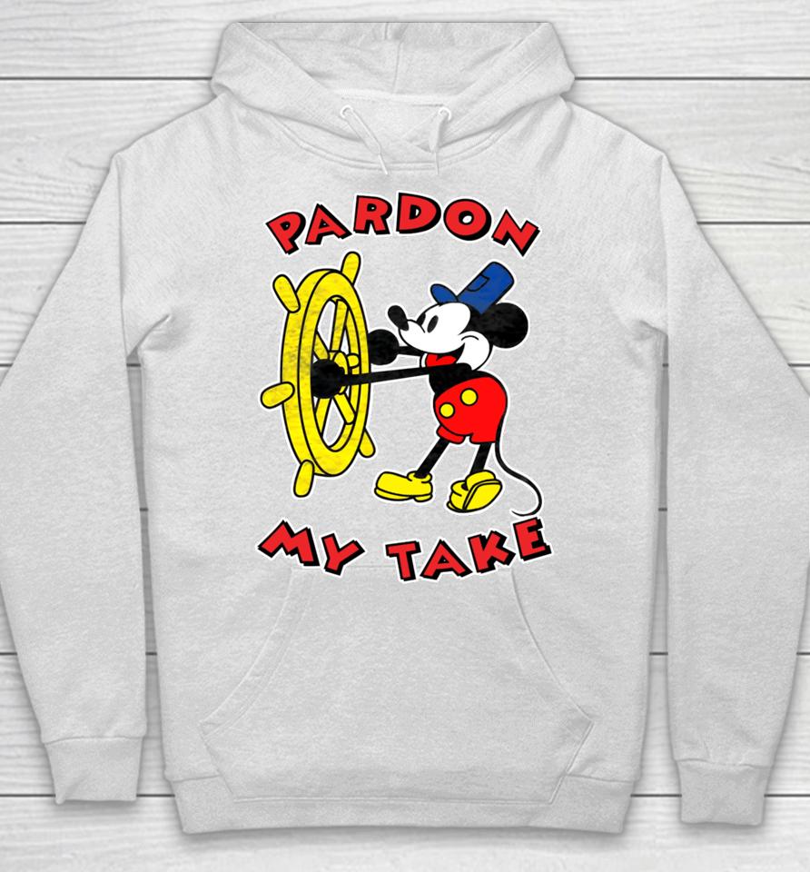 Mickey Mouse Steamboat Pardon My Take Hoodie