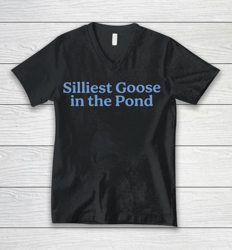 Middle Class Fancy Merch Silliest Goose In The Pond Unisex V-Neck T-Shirt