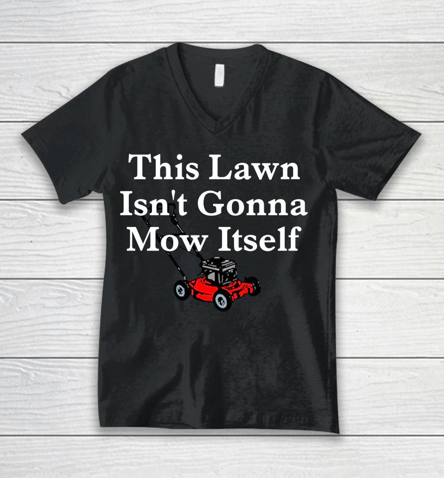 Middle Class Fancy Mow Itself Unisex V-Neck T-Shirt