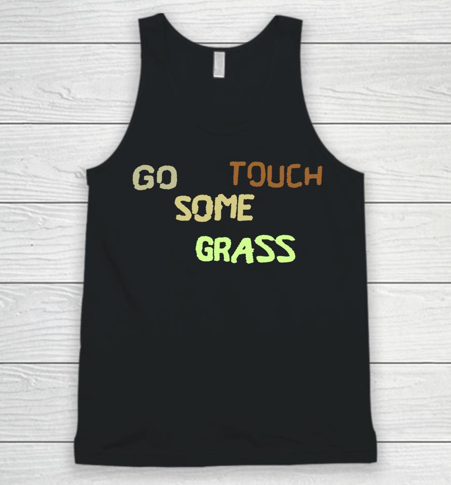 Middle Kid Go Touch Some Grass Unisex Tank Top