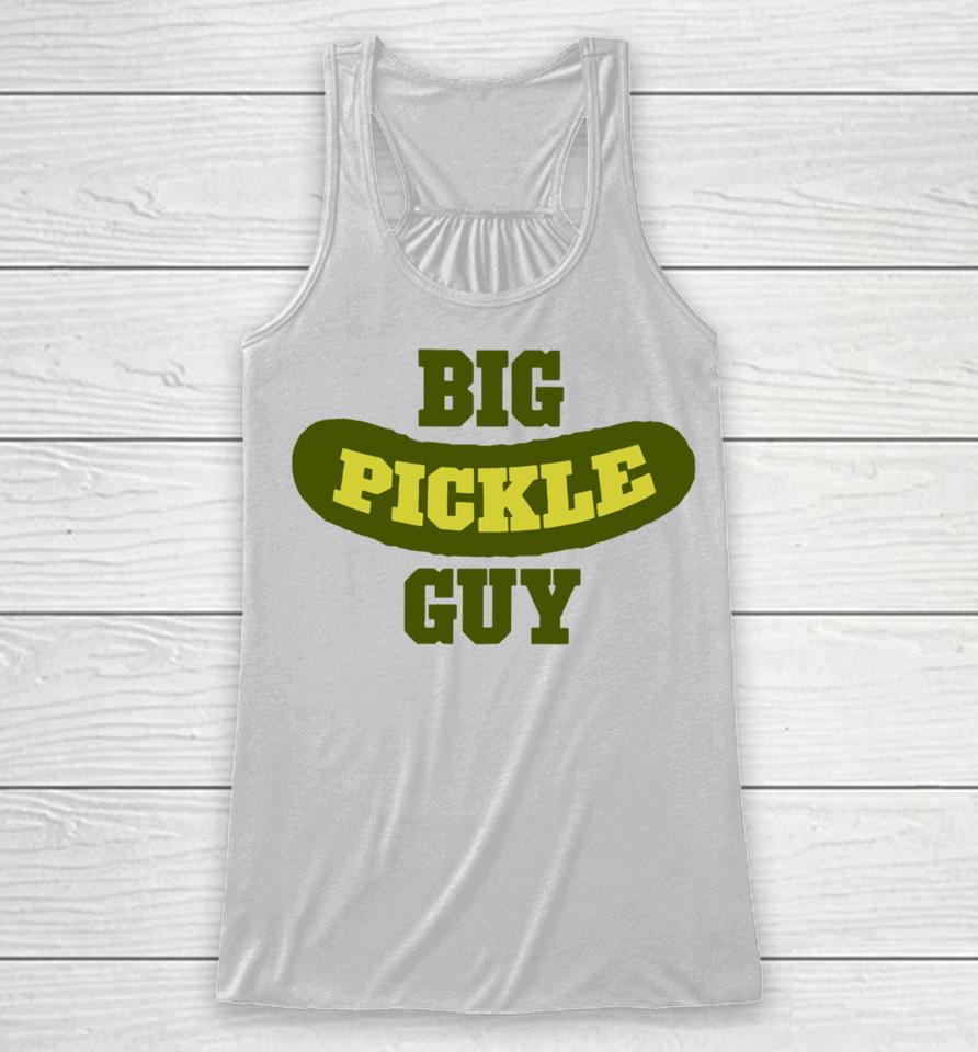 Middleclassfancy Big Pickle Guy Racerback Tank