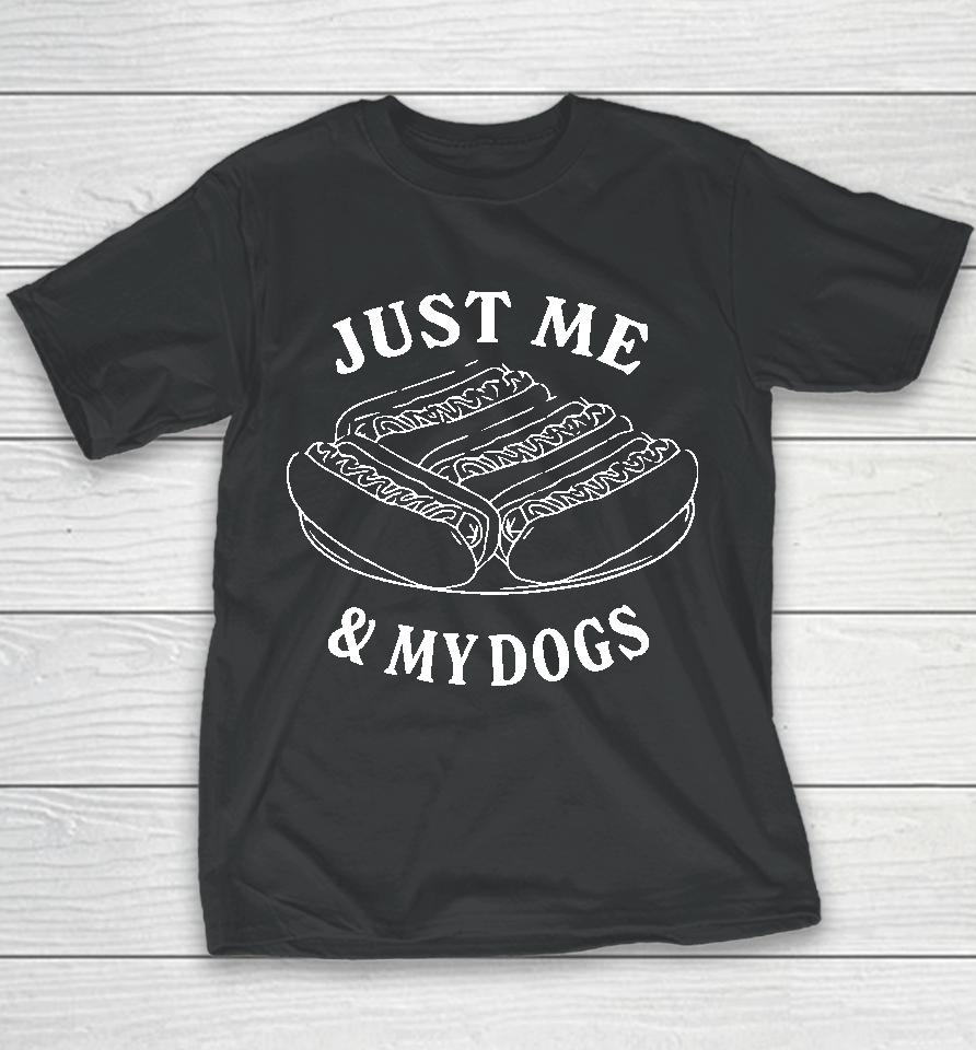 Middleclassfancy Just Me And My Dogs Youth T-Shirt