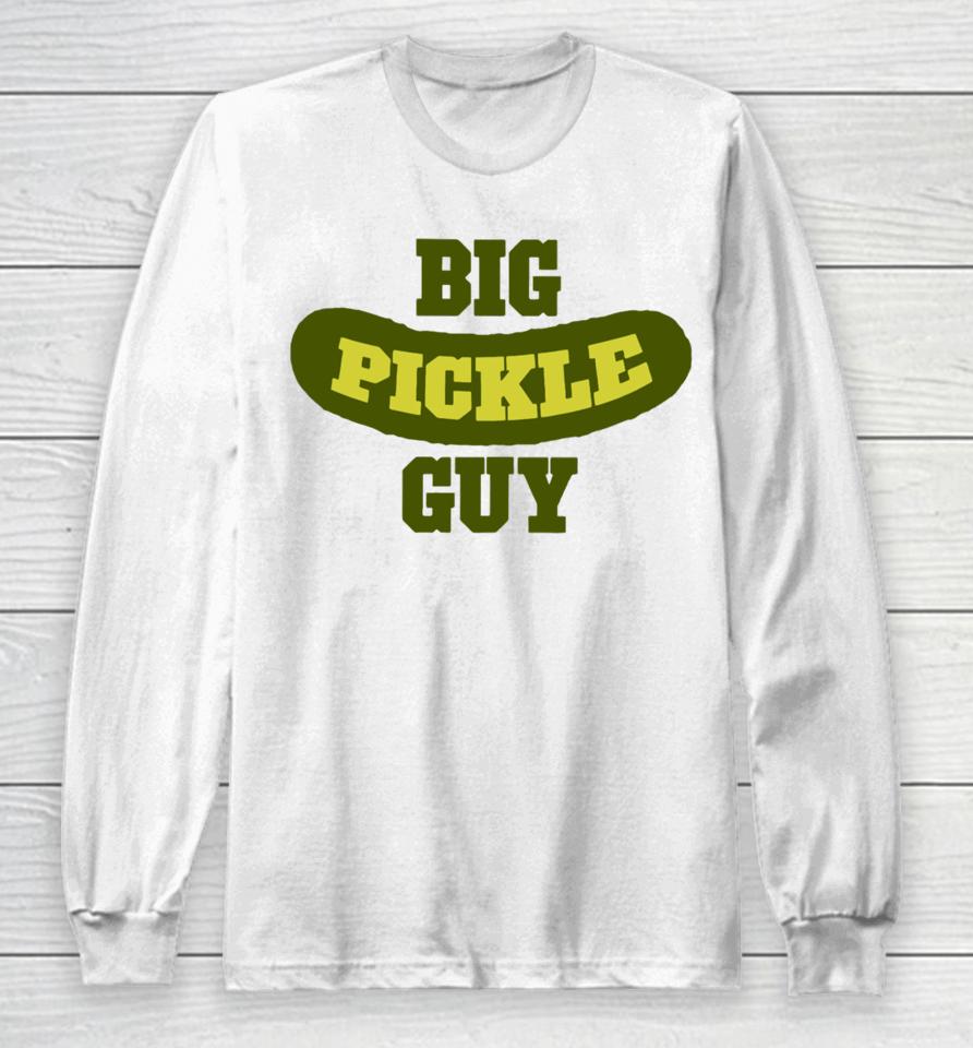 Middleclassfancy Mcf Merch Big Pickle Guy Long Sleeve T-Shirt