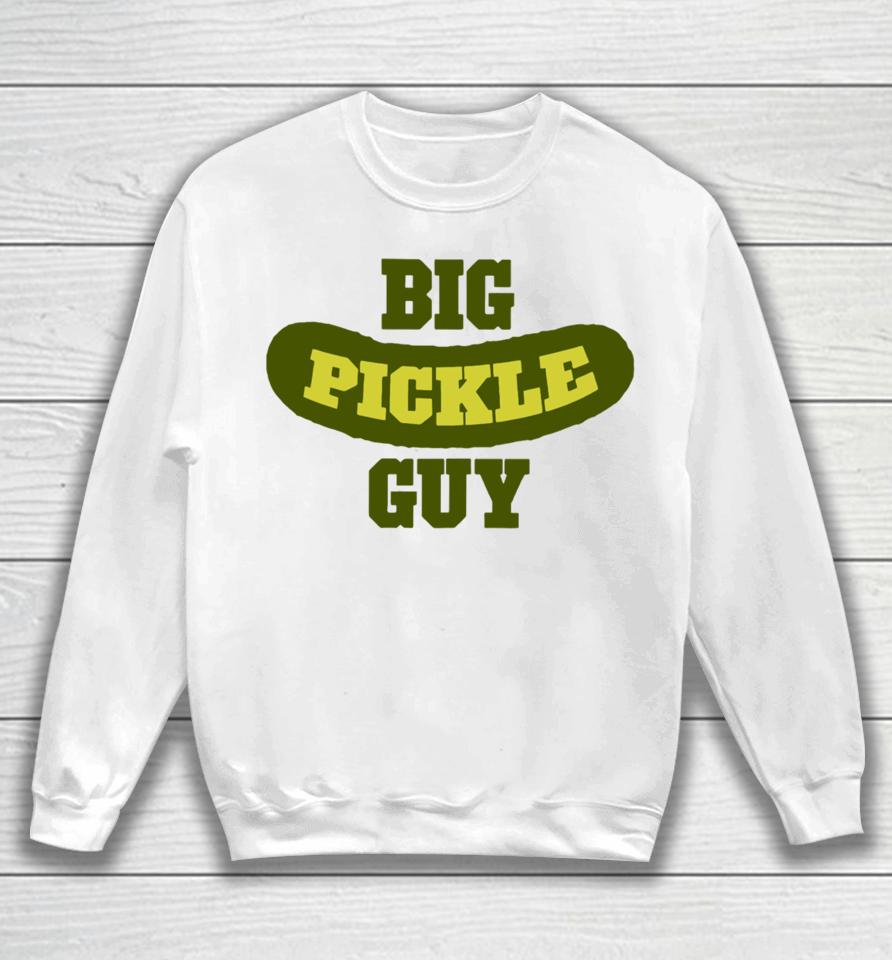 Middleclassfancy Mcf Merch Big Pickle Guy Sweatshirt