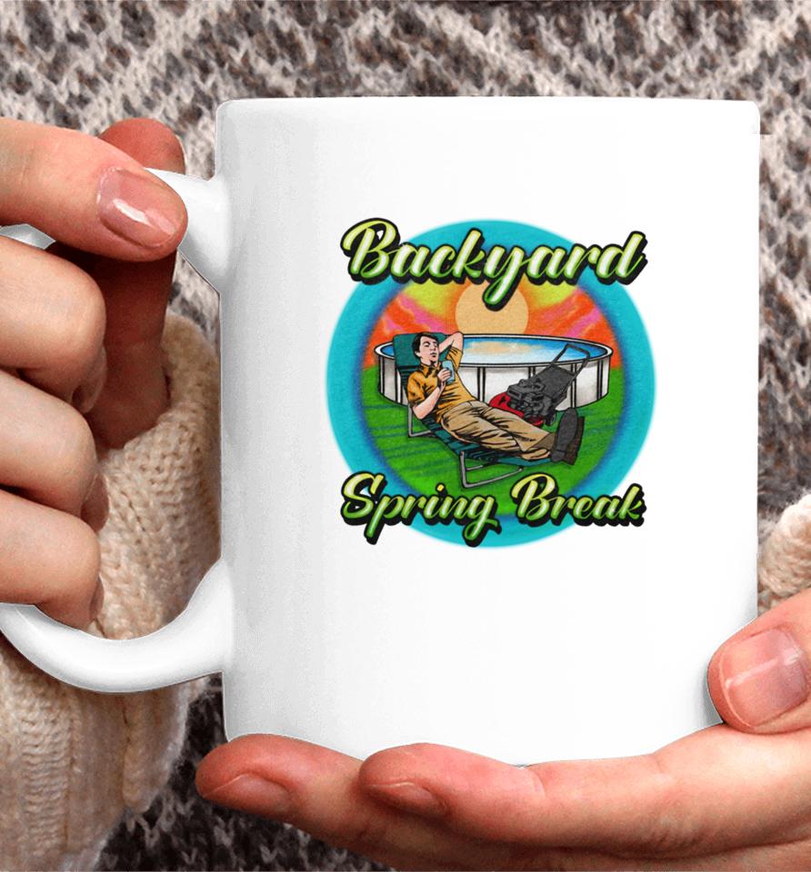 Middleclassfancy Merch Backyard Spring Break Coffee Mug