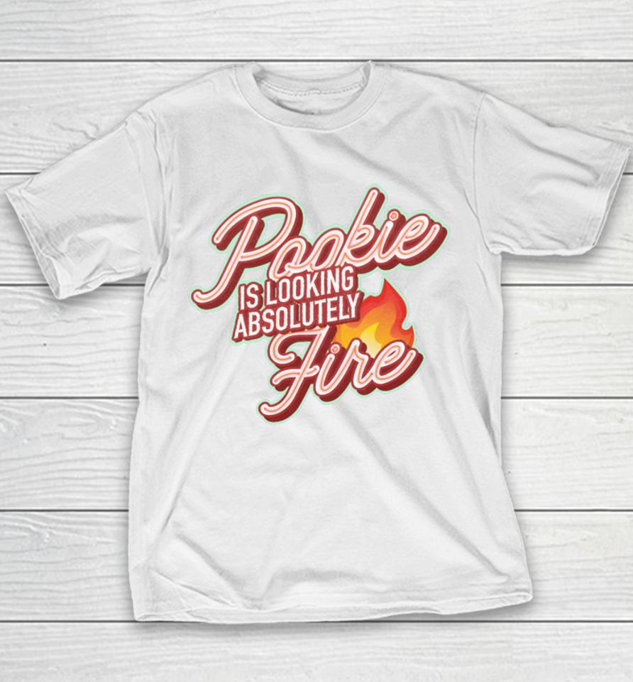 Middleclassfancy Merch Pookie Is Looking Fire Youth T-Shirt
