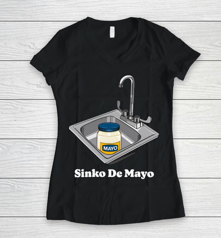 Middleclassfancy Merch Sinko De Mayo Women V-Neck T-Shirt