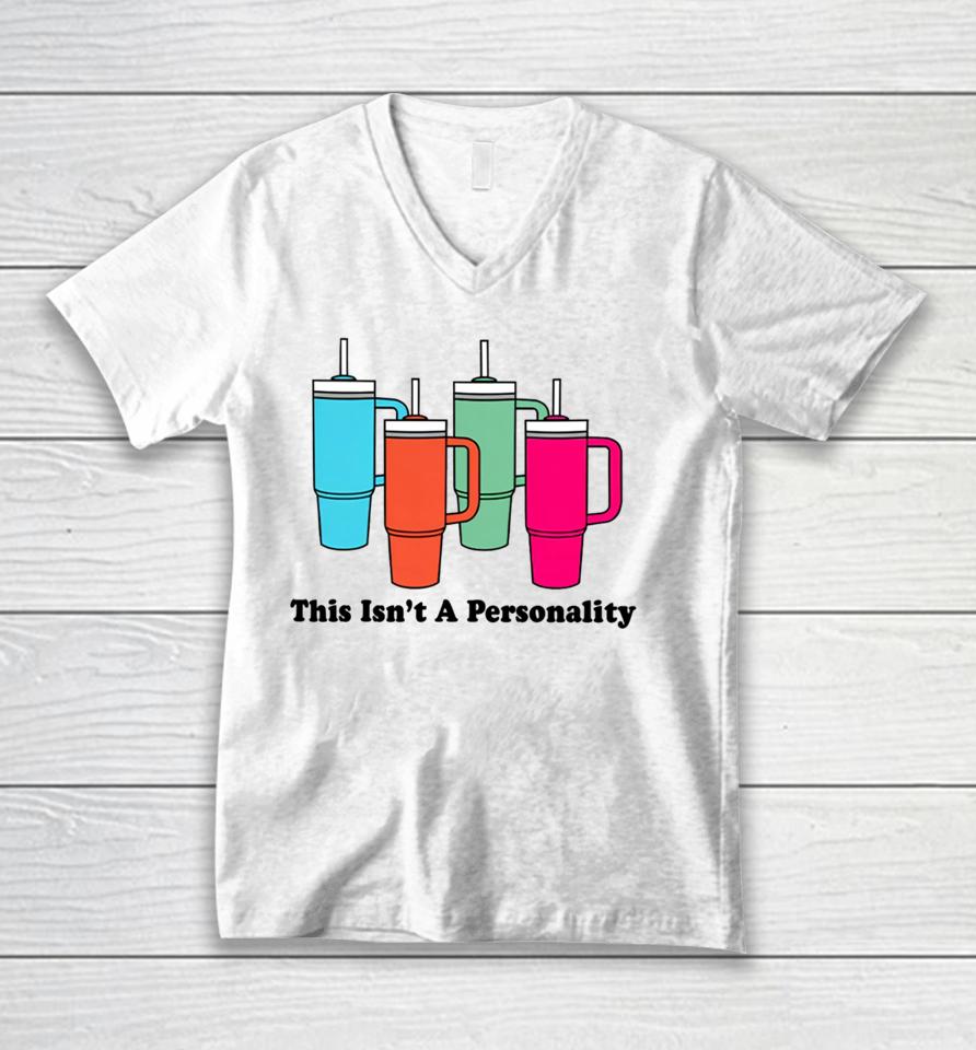 Middleclassfancy Merch This Isn’t A Personality Unisex V-Neck T-Shirt