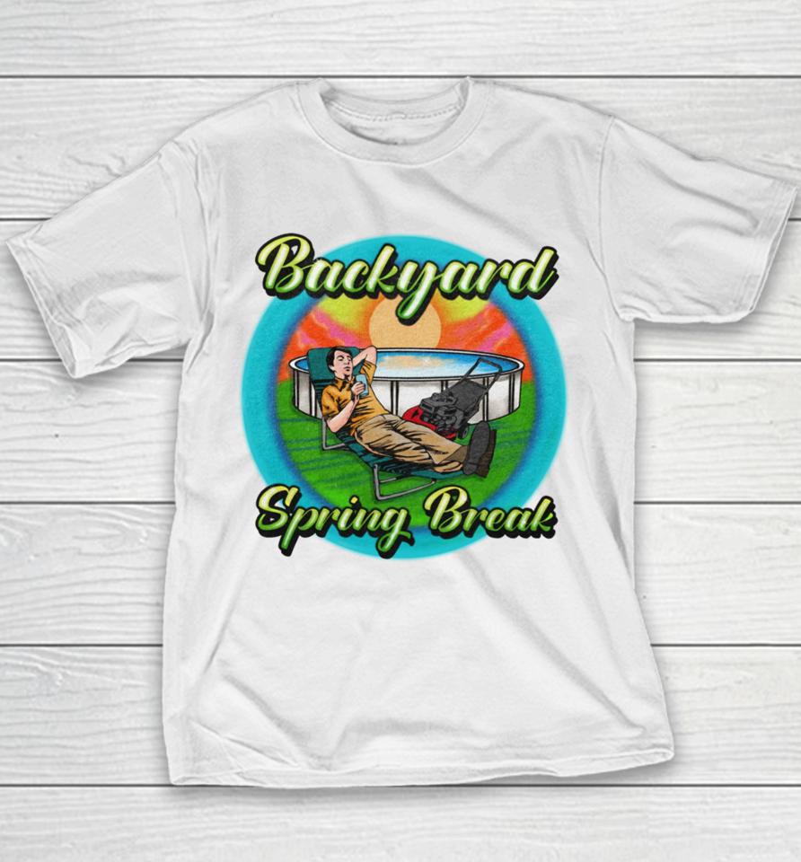 Middleclassfancy Store Backyard Spring Break Youth T-Shirt