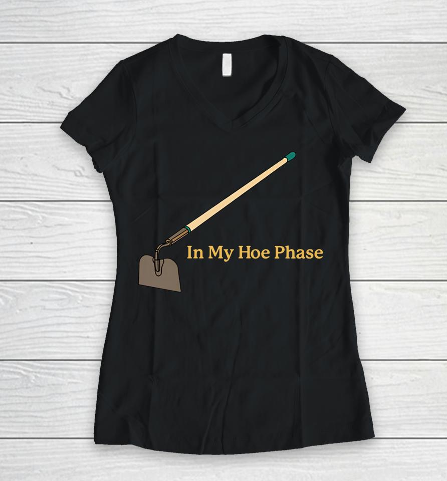 Middleclassfancy Store In My Hoe Phase Women V-Neck T-Shirt