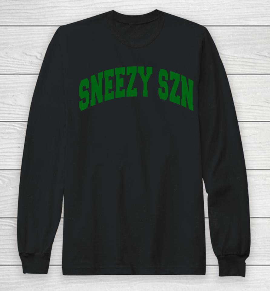 Middleclassfancy Store Sneezy Szn Long Sleeve T-Shirt