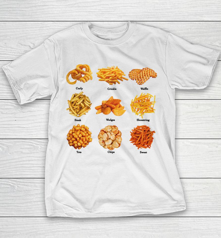 Middleclassfancy Store Styles Of French Fries Youth T-Shirt