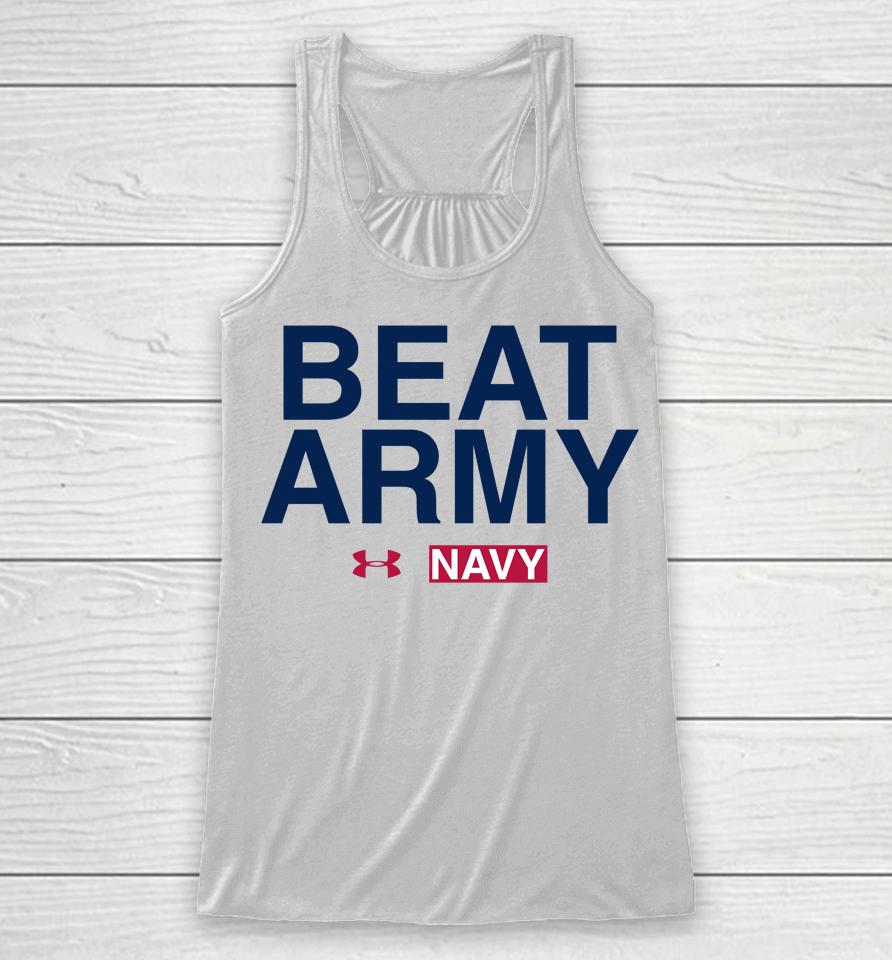 Midshipmen 2022 Special Games Beat Army Under Armour Racerback Tank